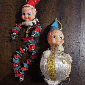 Festive Elf Holiday Ornaments Set